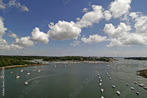 bei Combrit, Segelboote, Bretagne photo