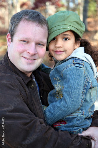 Father with Daughter outsid...