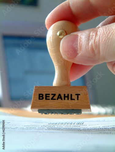 Stempel bezahlt