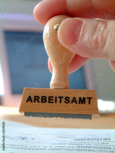 Stempel Arbeitsamt photo