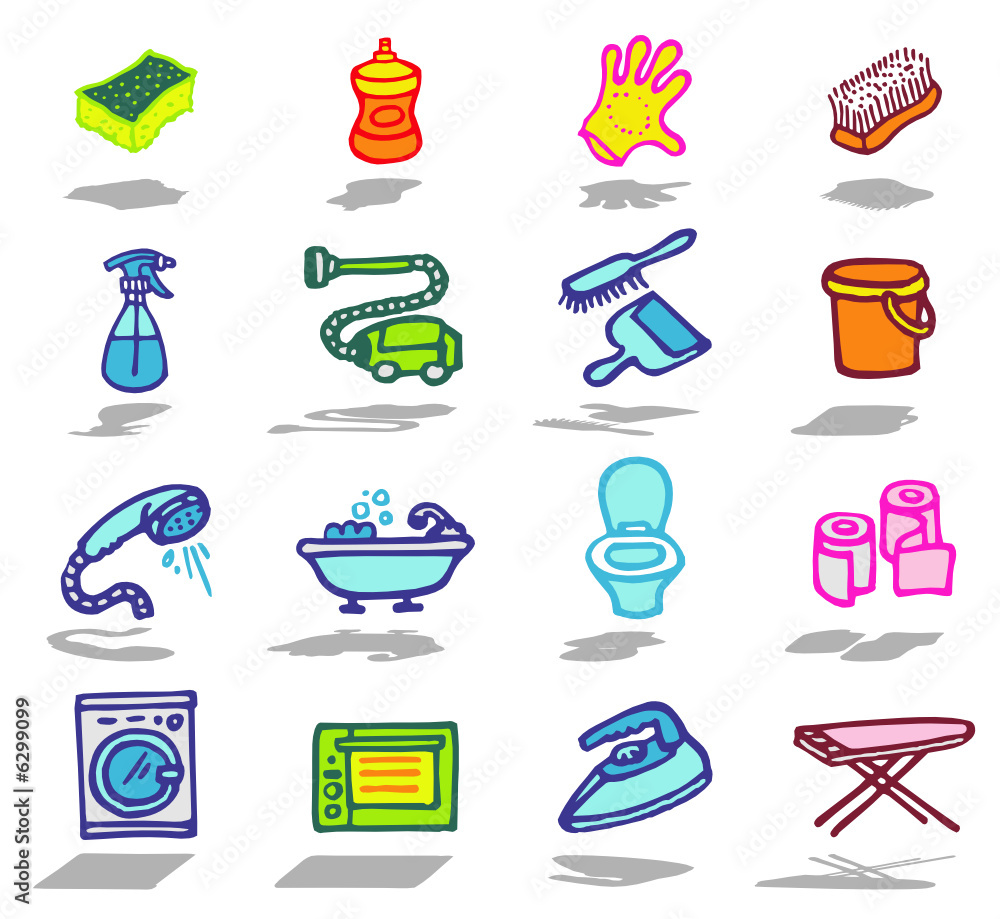 color icons - housecare