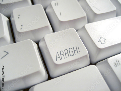 keyboard Arrrgh photo