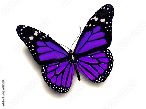 3D purple butterfly #6301413