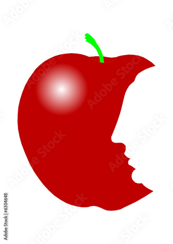 Manzana con cara