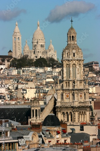 The Sainte-Trinite and Sacre-Coeur churches photo