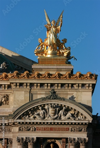 The Opera Garnier in Paris - detail