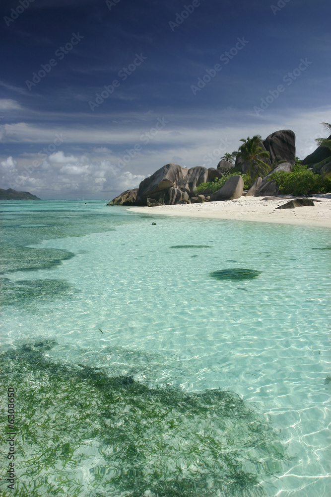 ile vacances paradis seychelles lagon bleu turquoise exotisme tr