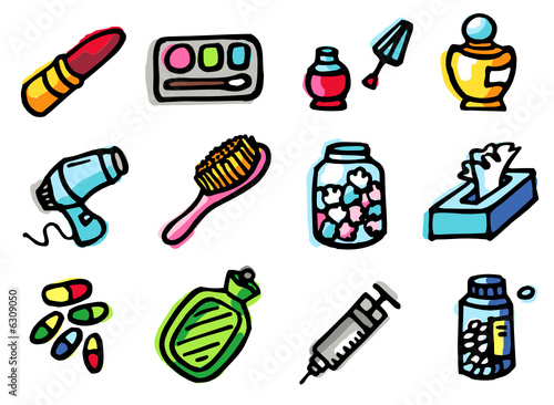 objets- maquillage et santé