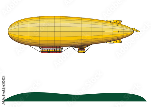 Zeppelin Dirigible WWI
