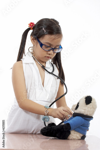 Tablou pe pânză playing doctor