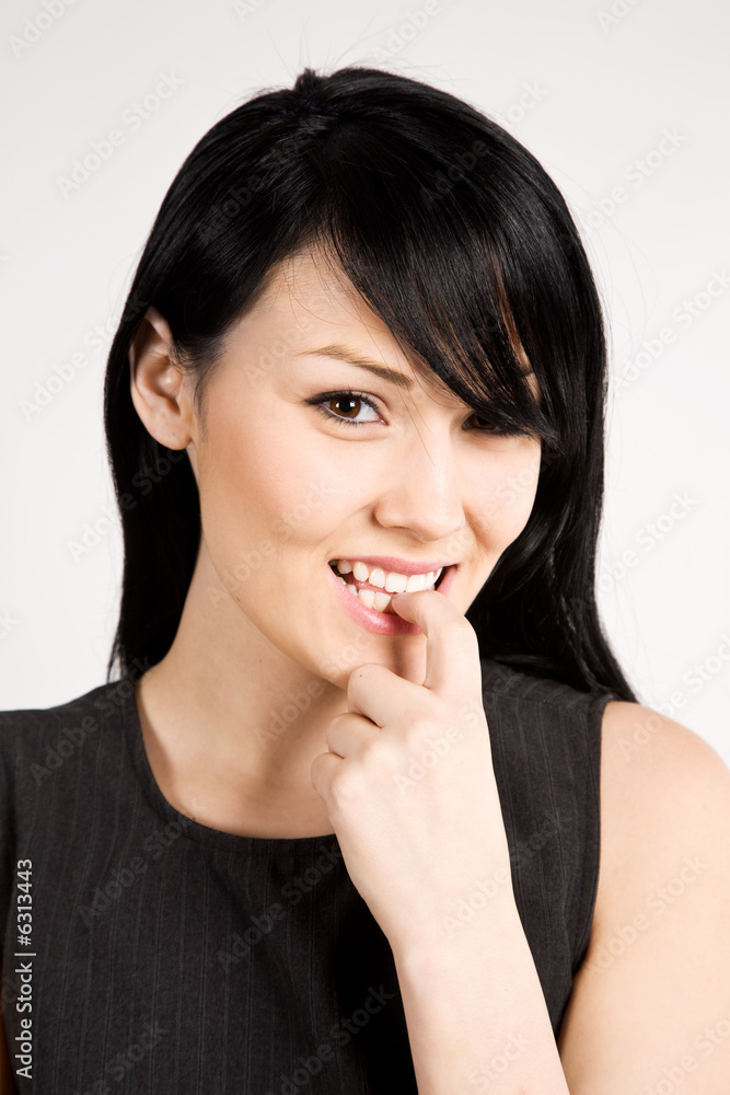 A portrait of a smiling beautiful businesswoman A portrait of a smiling beautiful businesswoman