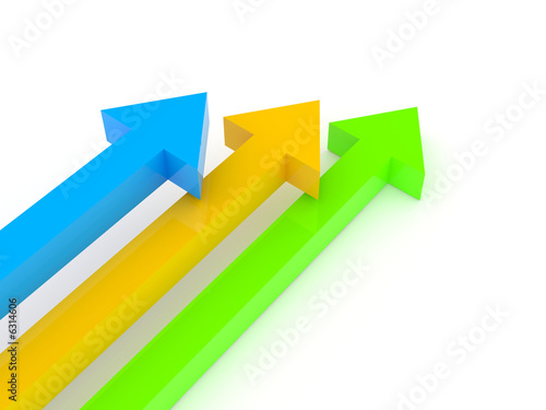 Arrows competition. Rendered image.