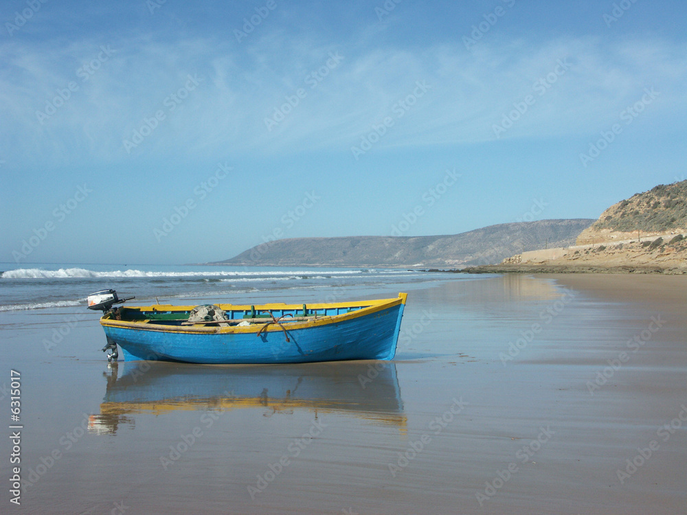 une barque de pêcheur