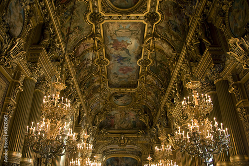 Obraz na płótnie Opéra de Paris - Le Grand Foyer w salonie