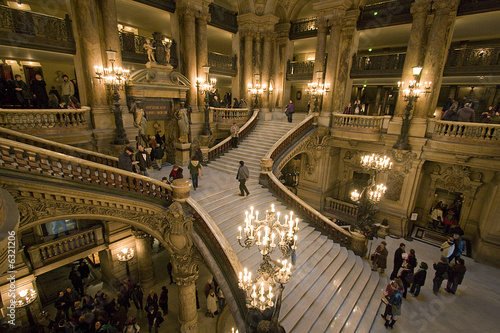 Obraz na płótnie Opéra de Paris - Le grand escalier w salonie