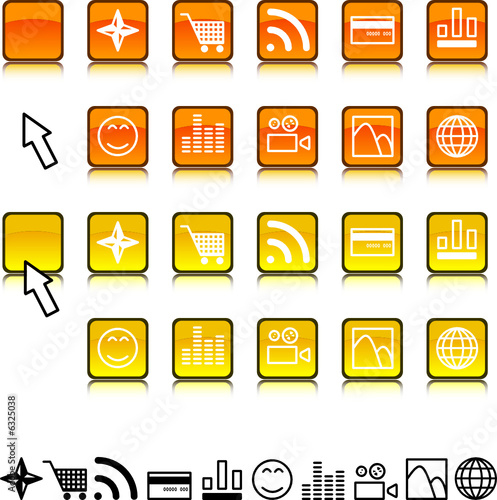 Set of icons.