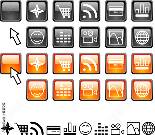 Set of icons.