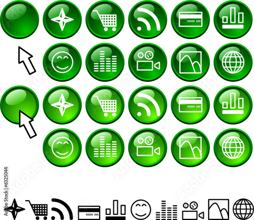 Set of icons.