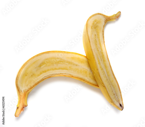 The cut banana