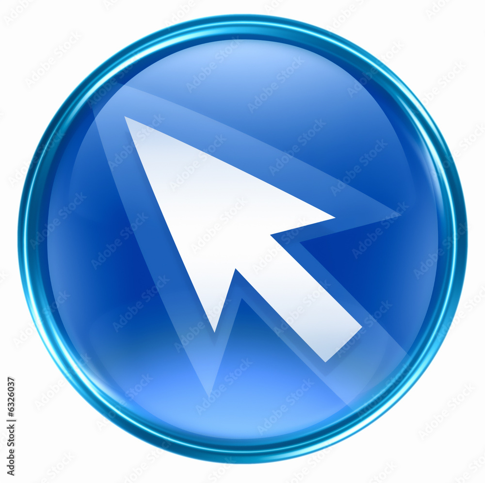 arrow icon blue, isolated on white background arrow icon blue, isolated on white background