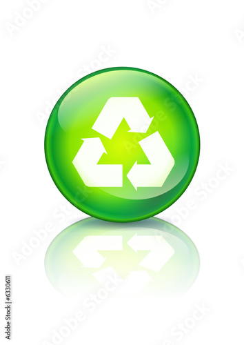 Boule de cristal recyclable (blanc)