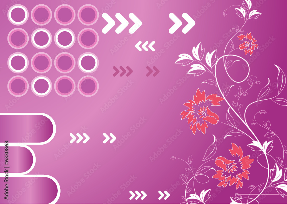 Abstract floral background