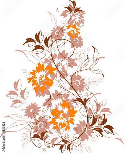 Abstract floral background