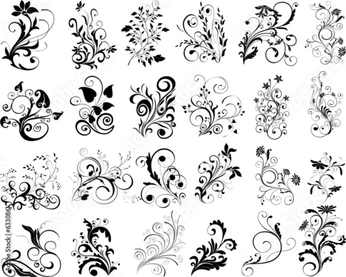 ornamental design elements - vector