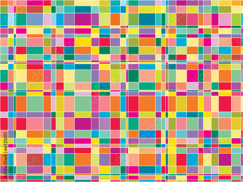 mosaic color matrix squares (vector)