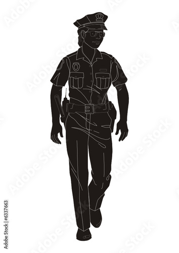 Mujer policia