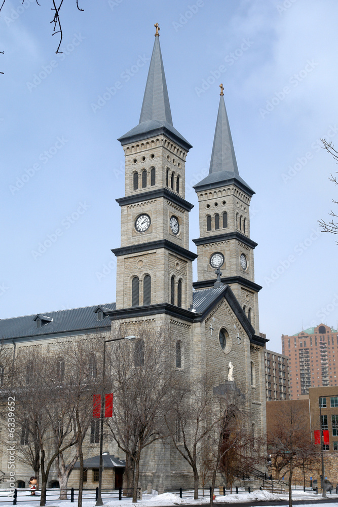 Obraz premium Twin Steeples