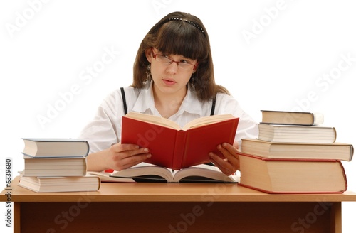 Girl with Book