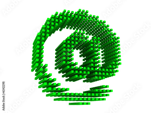 grünes internetzeichen