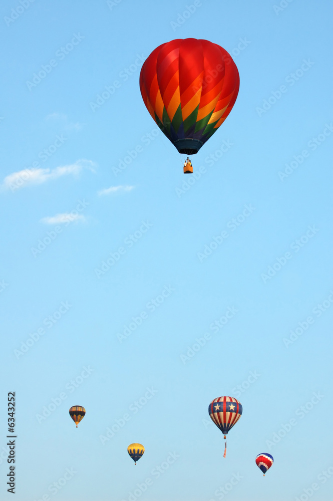 Hot air balloon race Hot air balloon race