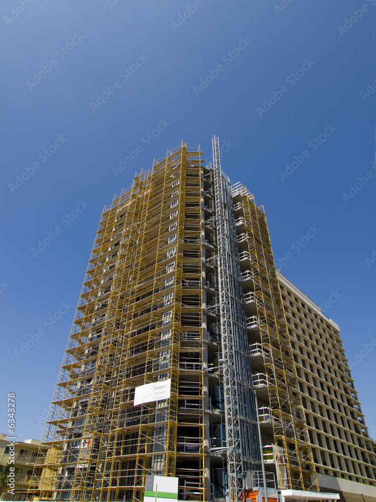 Fototapeta premium High-Rise Under Construction