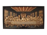 A Cast Iron Plaque Depicting the Last Supper.