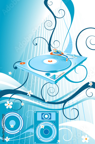 floral design, loudspeaker ...