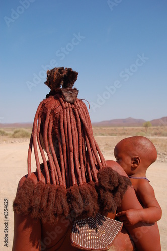 Himba Woman with child