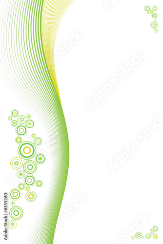 Lined background with modern cherry circles