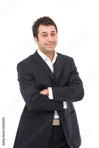 young and happy businessman portrait 