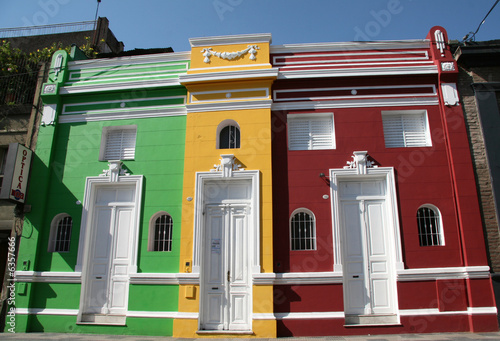Colorful architecture in Argentina photo
