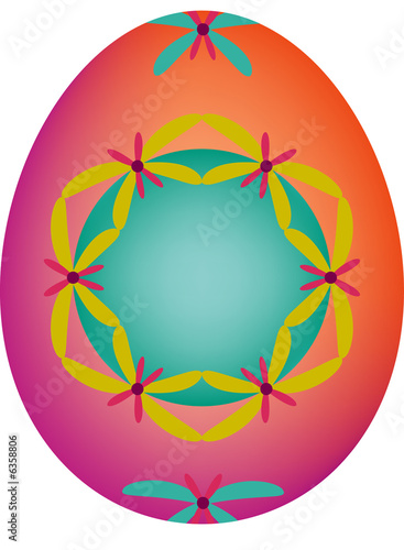 illustration-easter decorative egg