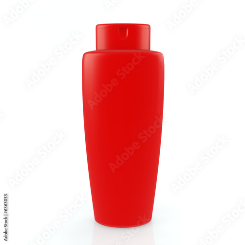 bottle of the shampoo
