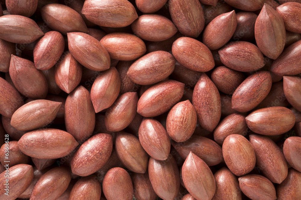 Textured background of pecans Textured background of pecans