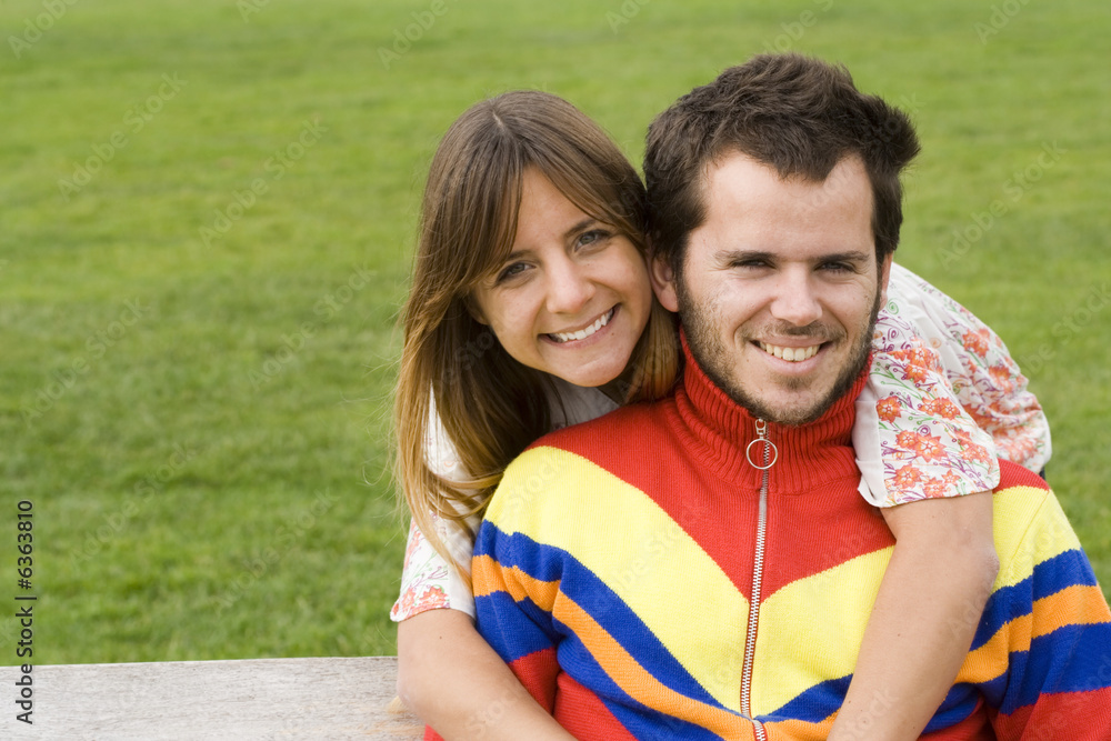 Young couple outdoor enjoying life Young couple outdoor enjoying life