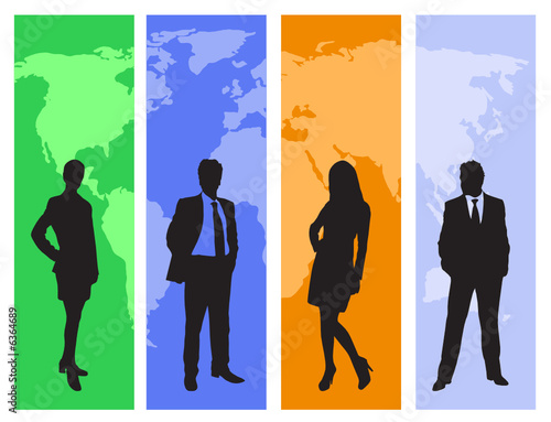 teamwork in the world map