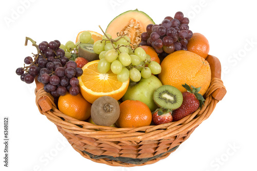 Frisches Obst im Obstkorb