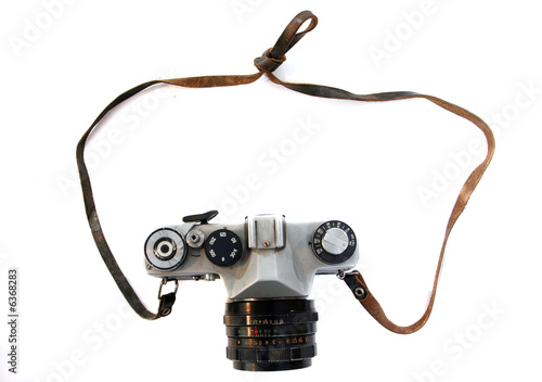 Old soviet mechanical camera.USSR