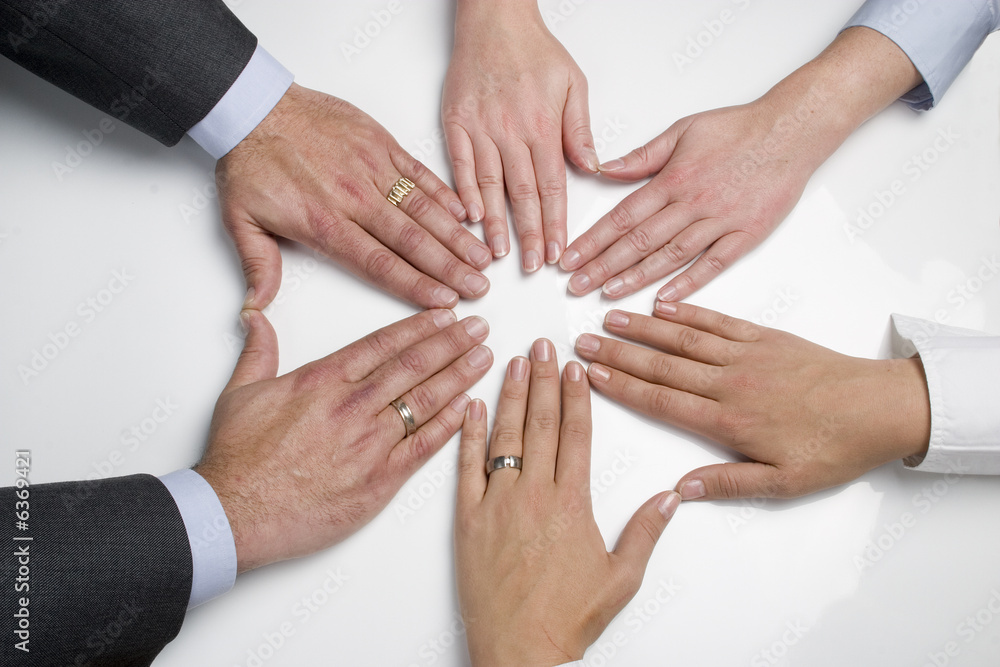 Fototapeta premium Business Team - Hände