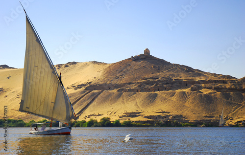 Nile river in Egypt photo